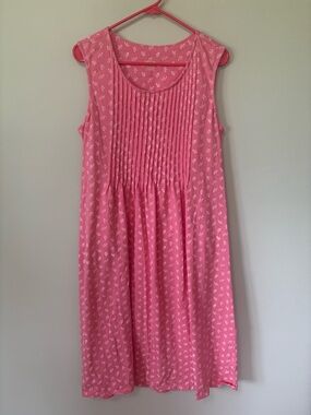 Vermont County store 100% Cotton Sleeveless Pintuck Small